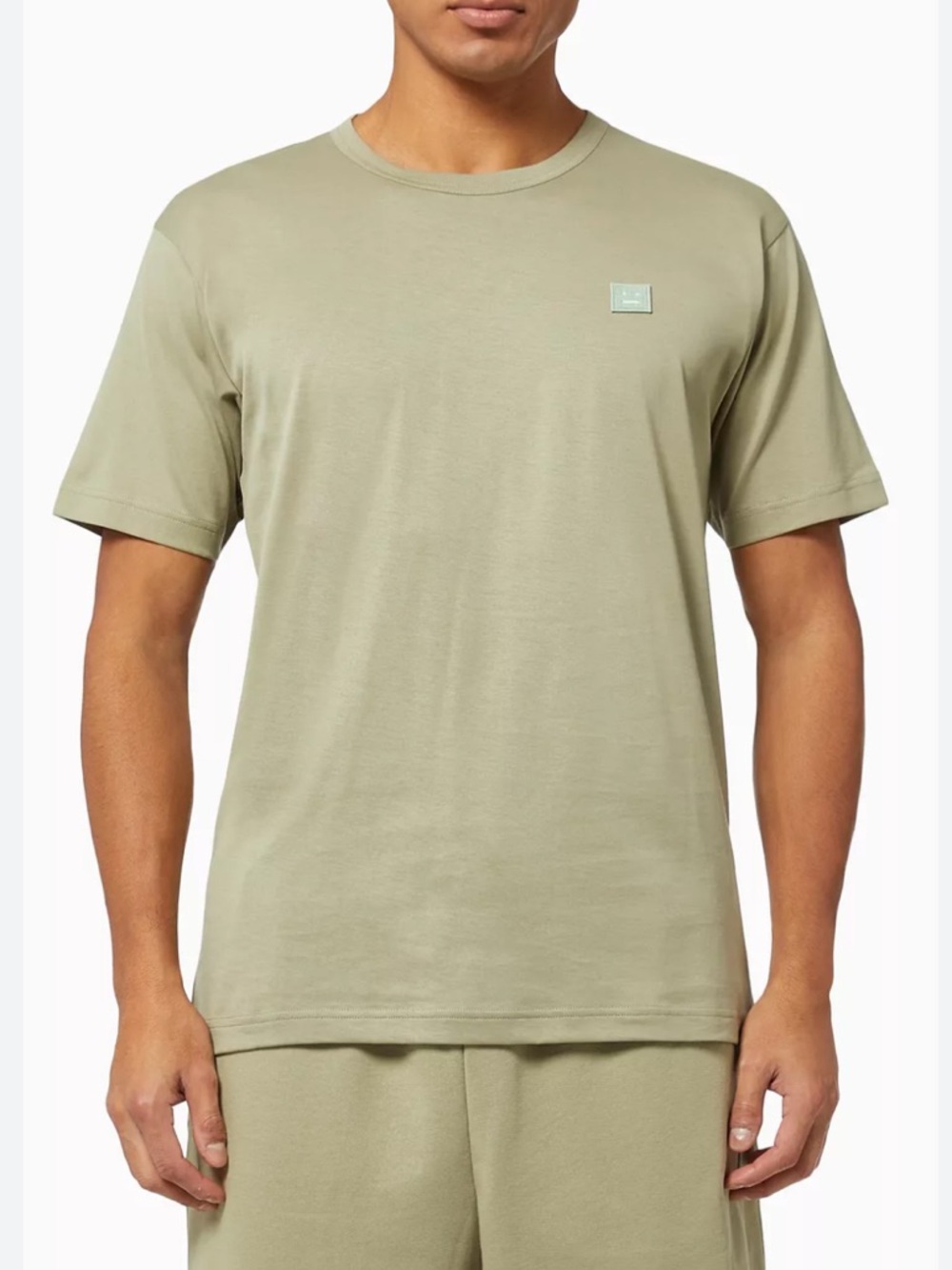 Acne Studios Green Nash Short Sleeve Logo Tee